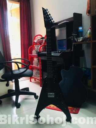 Vshape Castom guitar